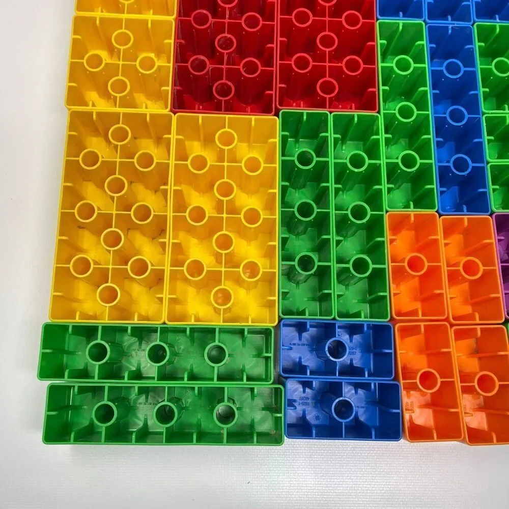 Vintage Lego Quatro Bucket Lid 73 Building Blocks Bricks Set 5357 XL Duplo 2004 - Picture 14 of 15
